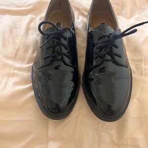 Hush Puppies Black Patent Leather Heels